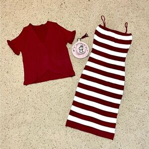 Beautiful 2 Layer Knit Dress. Perfect for any occasion especially Christmas